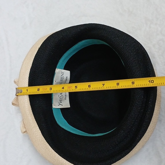 Yves Saint Laurent YSL Straw Vintage Pretty Woman Derby Hat main image 7